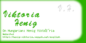 viktoria henig business card